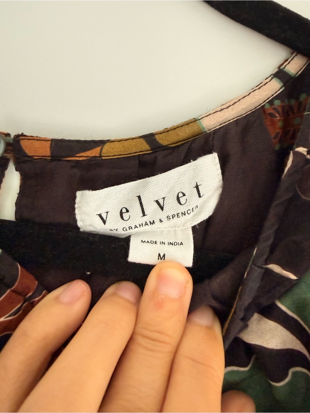 Velvet by Graham and Spencer CamillePrinted Flutter Sleeve Top - Picture 2 of 3